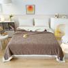 A Tapestry Blanket Polyester Wool Blanket Thickened Warm Leisure Office Nap Blanket Soft Breathable Bedspread Bedclothes