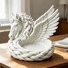Key Holder Bowl Decorative Horse-Shaped Tray Horse Catchall Bowl for Keys Wallet Coin Jewelry Rings Entryway Table Desktop Car