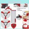 Ultra Soft Microfiber Triangle Mop Head 360 Degree Rotating Mop Accessory Set For Deep Cleaning