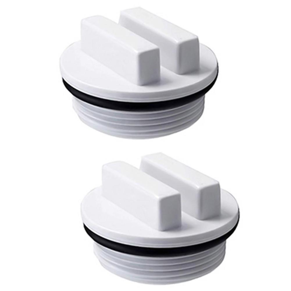 

Предотвратите повреждение сантехники 1,5-дюймовая резьбовая заглушка для замены слива бассейна белый