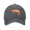 Prawn Watercolour Baseball Cap Uv Protection Solar Hat New Hat Anime Hat Birthday Womens Hats For The Sun Unisexs