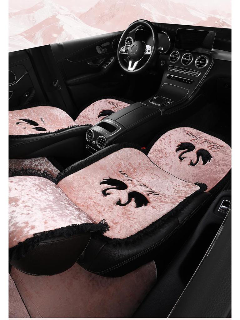 Warm Plush Seat Cushion for BYD Yuan, Song Pro, Qin Plus DMI, Dolphin, Seal, Destroyer 05