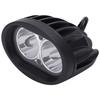 4in 20W LED Dual Head Driving Light Spotlight Fog Lamp for Car Truck ATV Boat Motorcycle Black