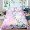 Japanese Crane Duvet Cover King Queen Size Wave Flower Ukiyo-e Style Bedding Set Eastern Culture 23pcs Polyester Quilt Cover