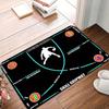 Basketball Training Footwork Area Rug Skill Gripmat Floor Mat Non-Slip Carpet for Kids Room Home Decoration Welcome Mat