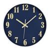 Qucover Wall Clock, Luminous, Quiet, Non-Radio Wave, Wall Hanging, Glowing Clock, Stylish, Continuous Second Hand, Automatically Lights Up When It