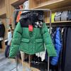 Herren Karo Dicke Winter Daunenjacke mit Stehkragen