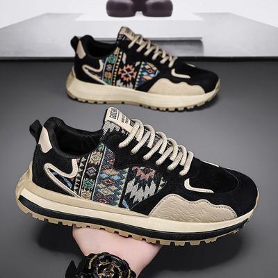 Men's Shoes New Spring Versatile High-end Thick Sole Hot Sports and Casual Trendy Shoes Dad Shoes
