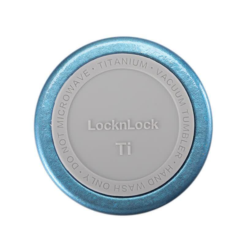 LOCK&LOCK Pure Titanium Dual-Drink Insulated Coffee Mug with Tea Compartment, 500ml