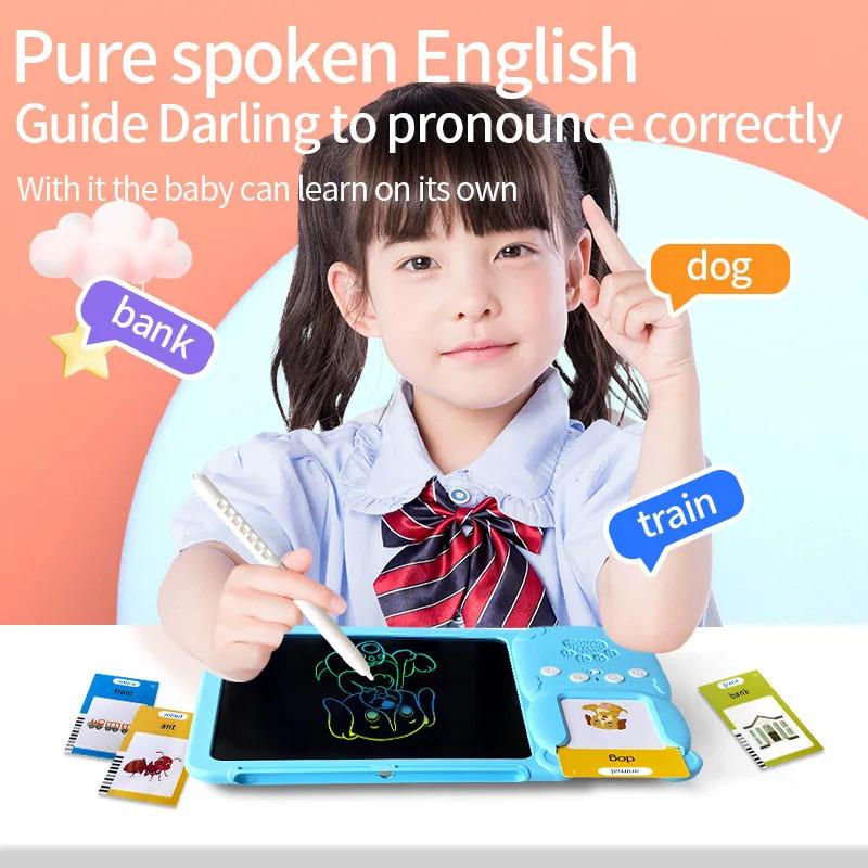 Children Early Educational Learning Device Talking Writing Tablet Machine Kids Graffiti Sketchpad Toys Children Learning Toys