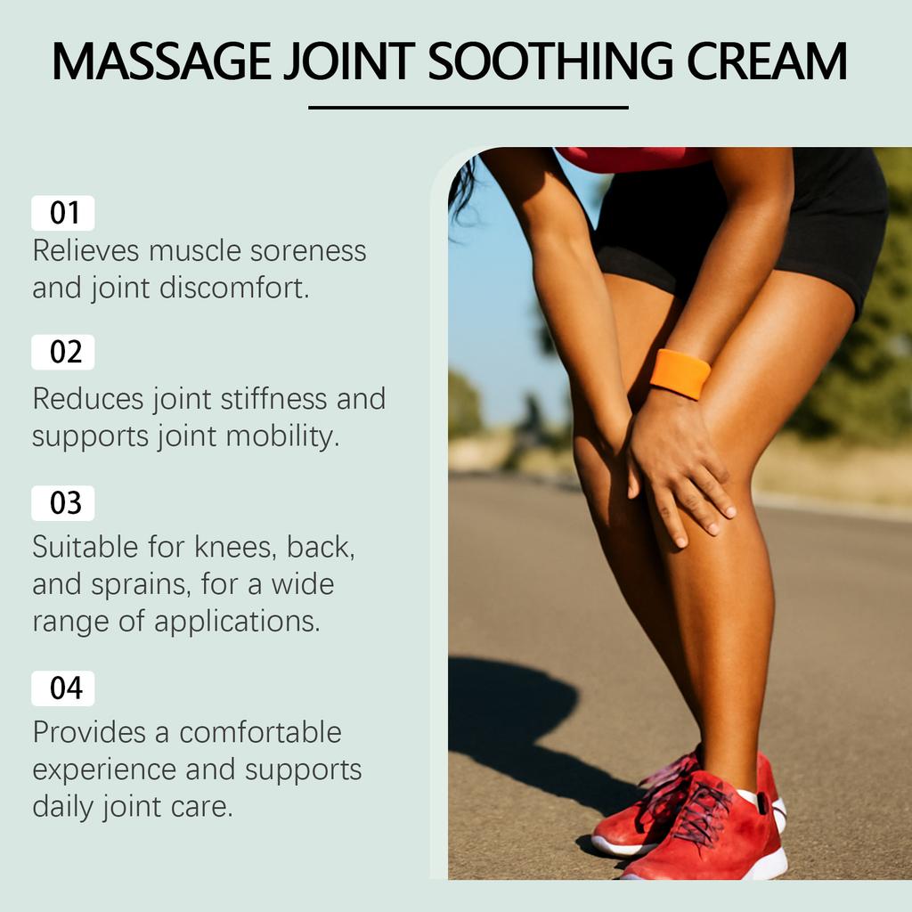 High Quality Magnesium Massage Cream For Pain Relief. Gentle And Nourishing, Absorbs Fast, Refreshing And Non-Greasy. Suitable For Wrists And Knees