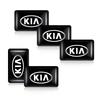 10/20/50pc Car Interior Dashboard Steering Wheel Decoration Sticker For KIA Rio Ceed Sportage Cerato Soul Picanto Optima Sorento
