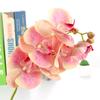 Simulation 3D Phalaenopsis 70cm Cloth and Plastic Artificial Flower Spray for Offices Coffee Houses