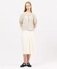 JUN BY JUN K Three-Tuck A-Line Skirt_Lemon Butter