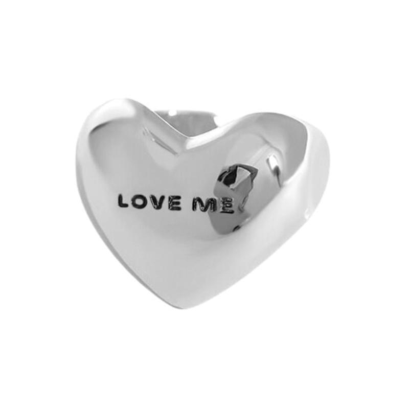 

Retro Styles Love Heart Shaped Adjustable Rings Featuring Sturdy Brass Jewelry Accessory for Trendy Women and Girls 1