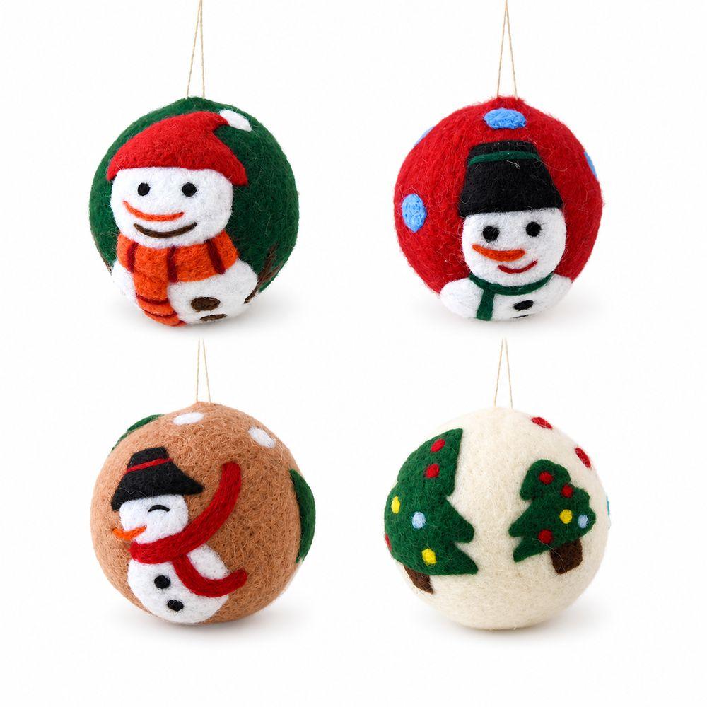 Wool Felt Christmas Ornaments Handmade Hanging Ornaments Felt Ornaments Christmas Tree Decor