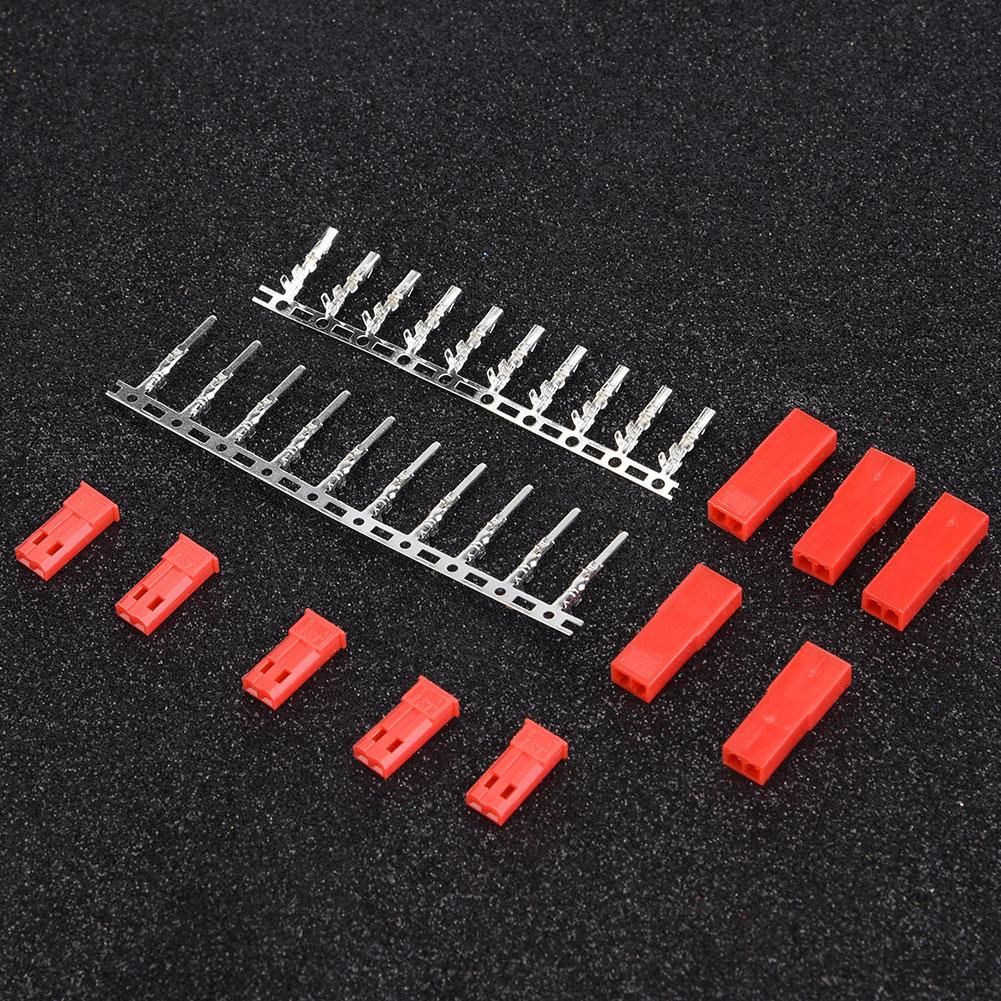 

Комплект из красного корпуса и штыревого разъема JST для аккумулятора (10 пар)