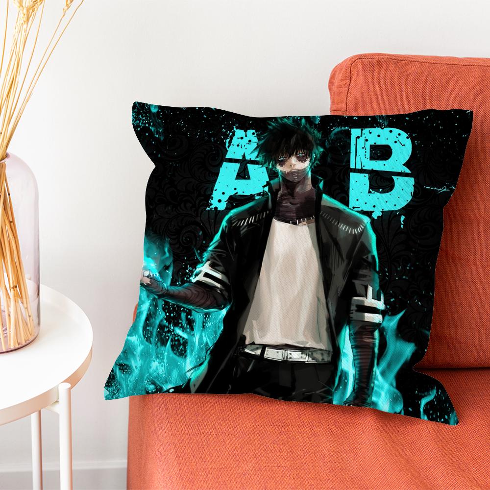 My Hero Academia Dabi Anime Pillow Case Pillow Case Living Room Sofa Cushion Cover Suitable For Home Bedroom Room Decoration