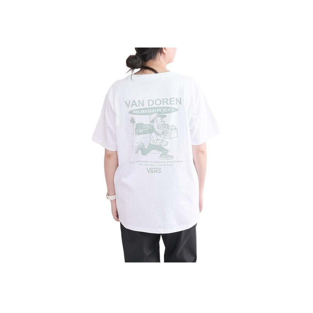 Vans Casual Simple Versatile Fashion Short Sleeve T-Shirt Men Tops White VN000HZMWHT