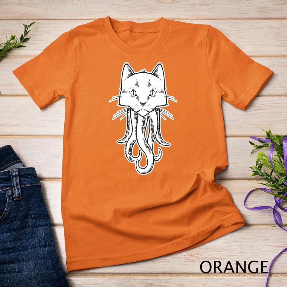 Funny Cat with Octopus Tentacles Premium Unisex T-shirt 5 M