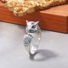 Thai Silver Owl and Eagle Men's Personalized Openable Ring