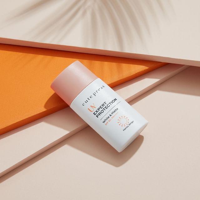 Cute Press - UV Expert Protection White & Matte SPF 50+ PA++++ Ivory - 40ml