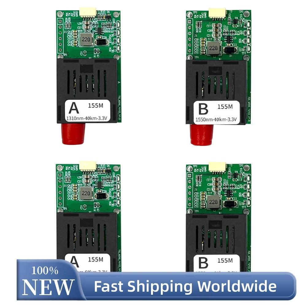 Fiber Optic TTL Module for UART for SBUS FC Interface 1310nm Sky 1550nm Ground Unit 40KM for Drone