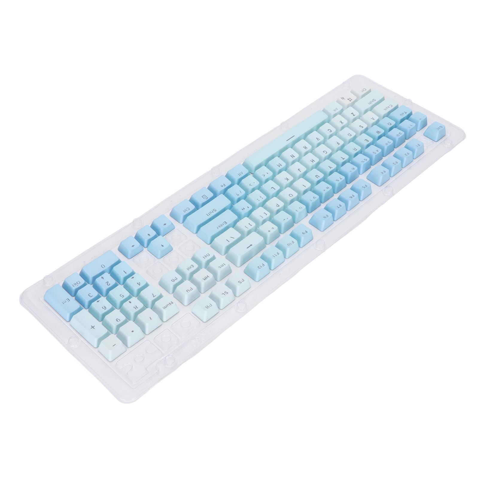 

Клавиатура колпачки клавиш 104 клавиши двухцветный полупрозрачный материал PBT эргономичный дизайн компьютерные аксессуары