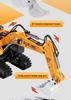 Children's Remote Control Excavator Toy - Large Electric Alloy Digger with Spraying Feature