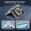 Apple 11fold Mobile Phone Case Transparent with Side Cover Magnetic Suction One-piece Iphone11 Left and Right Folding Protective Case