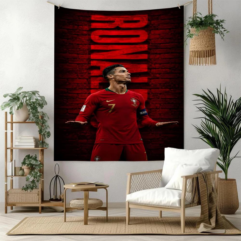 Cr7 Handwoven Tapestry Psychedelic Art Made For Studio Wall Dorm Wall Living Room All Season Gallery Wall Gift For Birthday