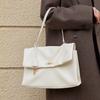 Charles & Keith Kerry Messenger Bag With Pendant Women Shoulder Bag Black Cream Burgundy CK2-20782514
