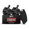 Power Scrub Loofah And Silicone Body Scrubber Set Deep Exfoliating Bath Brush For Men Full Body Cleansing Tool