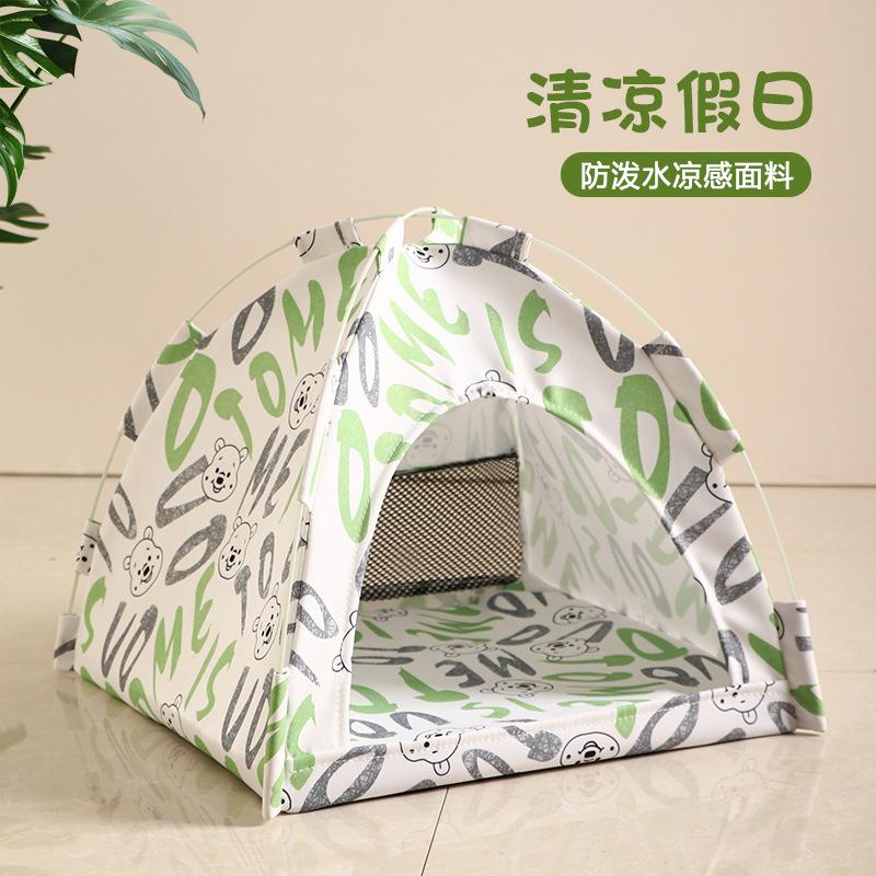 Haustierzeltbett, abnehmbarer Katzensofakorb, halbgeschlossenes Katzenhaus aus Segeltuch, Hundehöhle, Hütte, Katzenschlafbett für die Raumdekoration, Heimtierbedarf