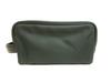 Authentic Taiga Ardoise Black Canvas Hand Bag Pouch Palana #b236  Seller Refurbished