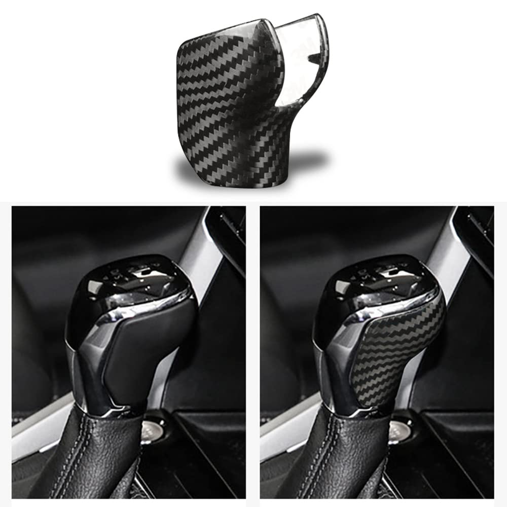 

SANRILY Carbon Fiber Shift Knob Cover for Interior Parts for VW and Volkswagen, Passat, T-Cross, Taylor, TACQUA, more.