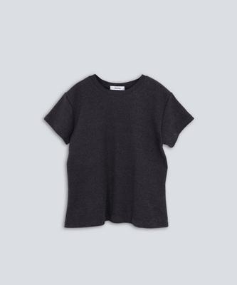 JBYRARA W Crew Neck Short Sleeve T-Shirt_Charcoal