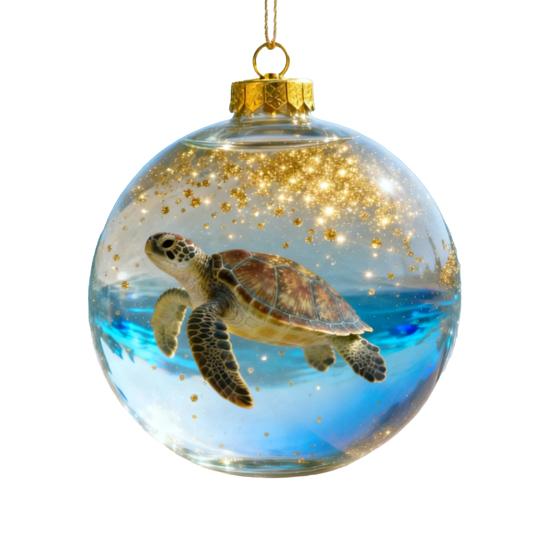 Nature's Birds Crystal Bird Christmas Ball Glass Ornament Clear Plastic Ornament Xmas Tree Memorial