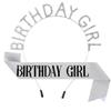 Sparkly Tiaras Birthday Girl Headband Sash Set Sparkling Tiaras Hair Hoop