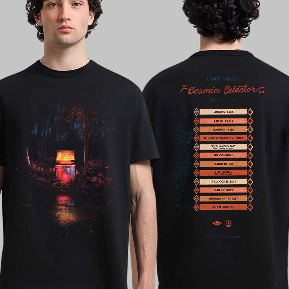 

Lord Huron The Cosmic Selector Vol 1 Album Cover And Tracklist Two Sided T-Shirt 4XL