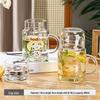 Flavinmci High Borosilicate Glass Pot & Cup Set
