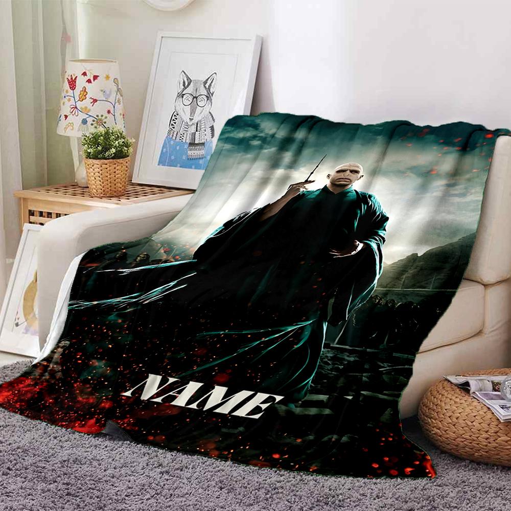 Custom Name Dark Magic blanket for Couch & Bed, Plush Cozy Fuzzy Blanket Super Soft & Warm Blankets for Fall and Winter. 090886