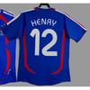 Vintage Jersey Classic Football Jersey National Team Jersey Zidane Henry Mbappe Cantona Ribery Jersey