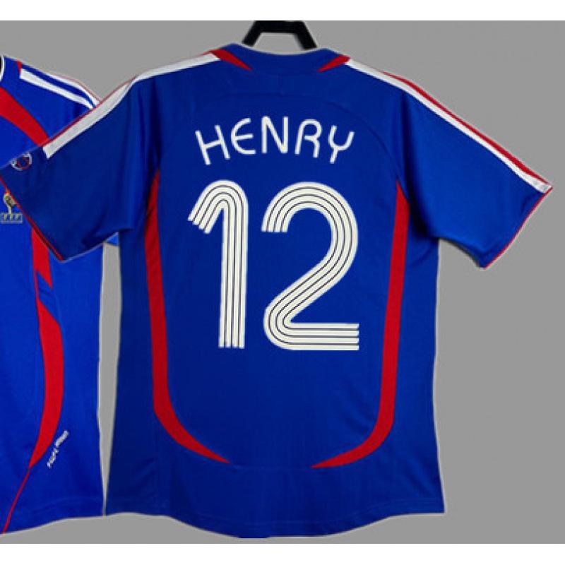 Vintage Jersey Classic Football Jersey National Team Jersey Zidane Henry Mbappe Cantona Ribery Jersey