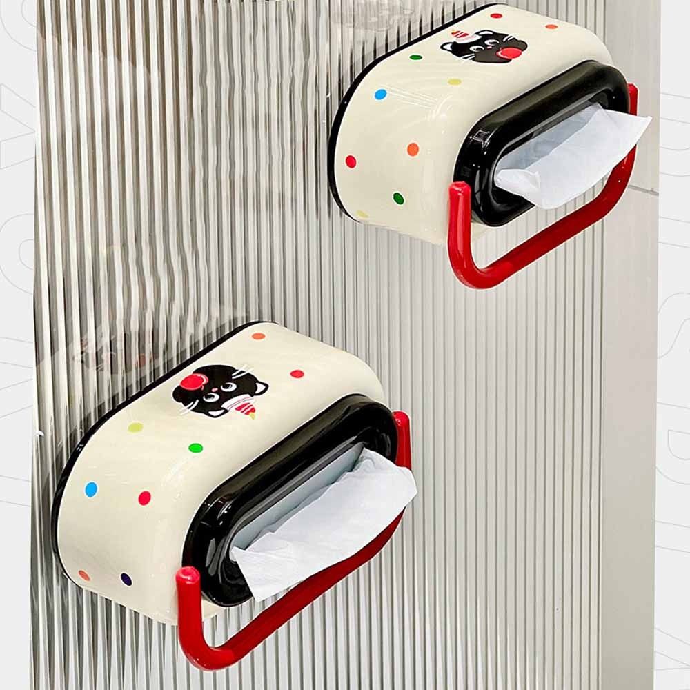 Adorable Cute Tissue Storage Box Kawaii Paper Towel Holder Nordic Napkin Storage Case  Household