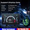 Para Motocicleta Honda EX5 Instrumento Odômetro KMH MPH Quilometragem 0-12000RPM Velocímetro Indicador de Combustível Relógio Marcha Painel LCD