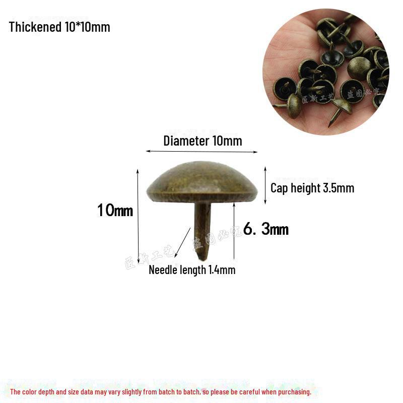 Antike Eisenblase Dekorative Rundkopf Sofanägel für DIY Möbel und Weich-/Hartverpackungen