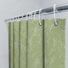 Modern Bathroom Decorgreen White Tree Branch Shower Curtain Waterproof Home Decoration With Hook Rings Perfect Gift For Bathroom