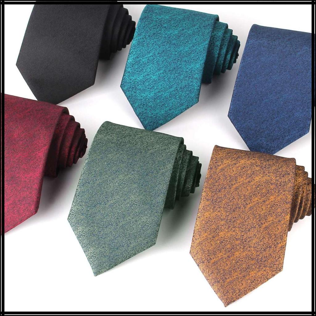 [White Fang] Simple Tie, Business, Elegant, Formal, Suit, Stylish, Men's NC105 (Wine)
