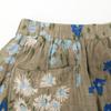 45R 71140084 Khaki Double-woven Country Flower Skirt skirt Not written khakiUsed